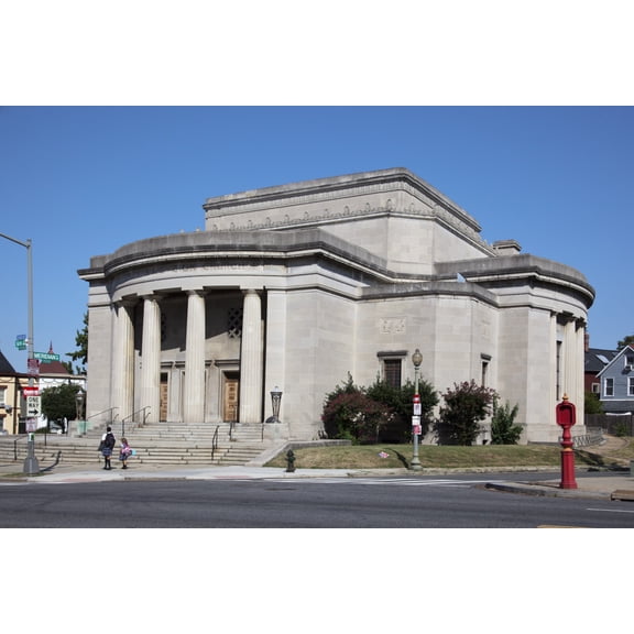 Print: Trinity Ame Zion Church, 16th St. Near Intersection With Meridian