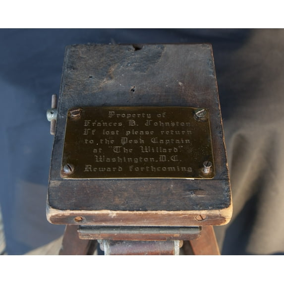 Print: Tripod Belonging To Frances Benjamin Johnston Found In 2010 In