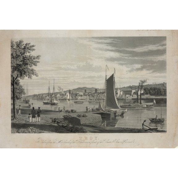 Print: Troy, 1838