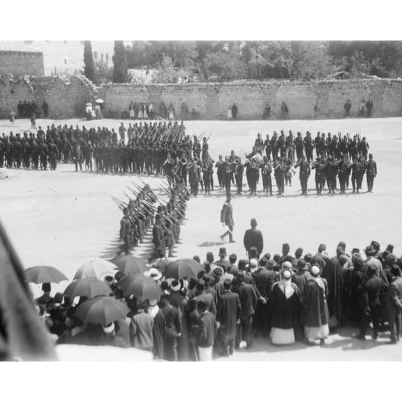 Print: Turk Mili. i.e., Military Wwi. Turk Army On Parade, circa 1898