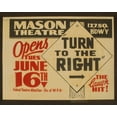 thumbnail image 1 of Print: Turn To The Right The Laugh Hit!, 1936, 1 of 4