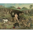 thumbnail image 1 of Print: Twelve Temptations - Daniel In The Lions' Den, 1877, 1 of 4