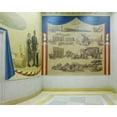 thumbnail image 1 of Print: Two Paintings Immigration Scene And Peaceful Activities Of The, 1 of 4