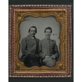thumbnail image 1 of Print: Two Unidentified Soldiers In Confederate Uniforms, circa 1861, 1 of 4