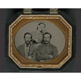 thumbnail image 1 of Print: Two Unidentified Soldiers In Union Uniforms With Unidentified, 1 of 4