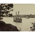 thumbnail image 1 of Print: U.S. Gunboat Agawam And The Monitor Saugus, James River, Va., circa, 1 of 4