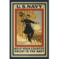 thumbnail image 1 of Print: U.S. Navy--Help Your Country--Enlist In The Navy, 1917, 1 of 4