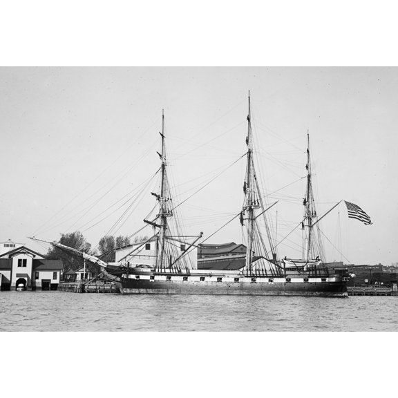 Print: U.S.S. Constellation, 1914