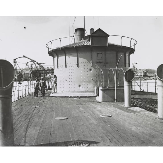 Print: U.S. Warship, circa 1861