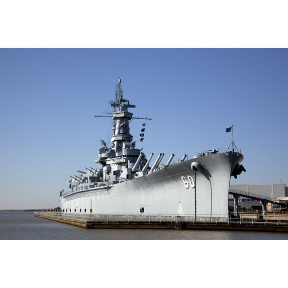 Print: USS Alabama (Bb-60), Mobile Bay, Alabama, 2010