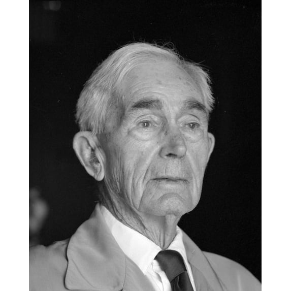 Print: Uncle Jim Greenway, Head-And-Shoulders Portrait, Facing Front, 1969