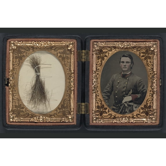 Print: Unidentified Soldier In Confederate Artillery First Lieutenant's