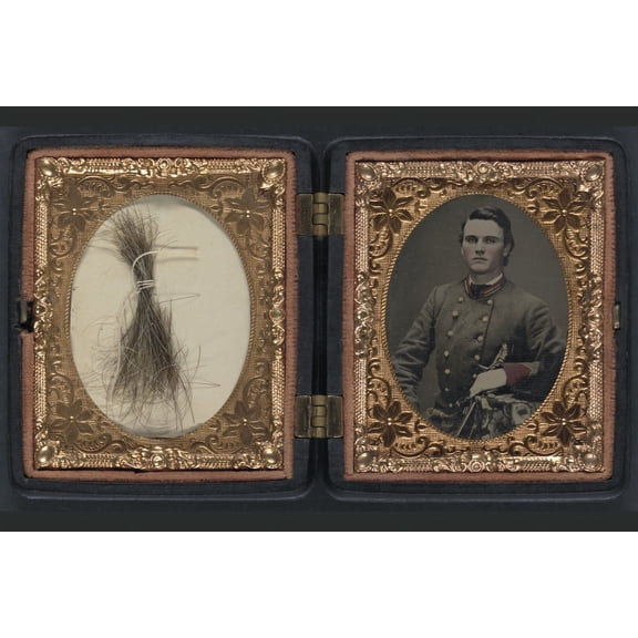 Print: Unidentified Soldier In Confederate Artillery First Lieutenant's