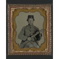 thumbnail image 1 of Print: Unidentified Soldier In Confederate Uniform With Enfield Rifle, 1 of 4