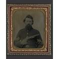 thumbnail image 1 of Print: Unidentified Soldier In Union Sergeant's Uniform And U.S. Belt, 1 of 4