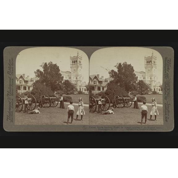 Print: United States Soldiers Home, For Invalid Soldiers Of The Regular