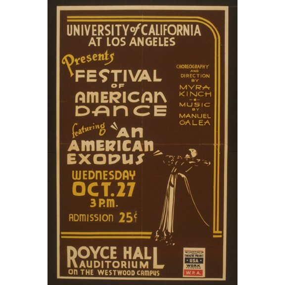 Print: University Of California At Los Angeles Presents Festival Of