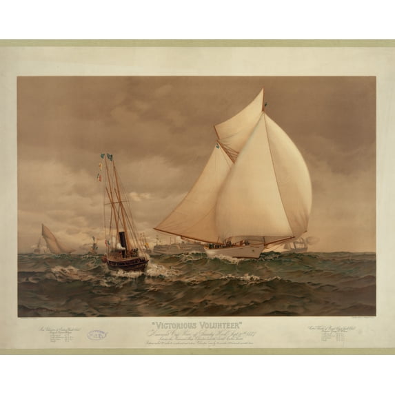 Print: Victorious Volunteer, 1887