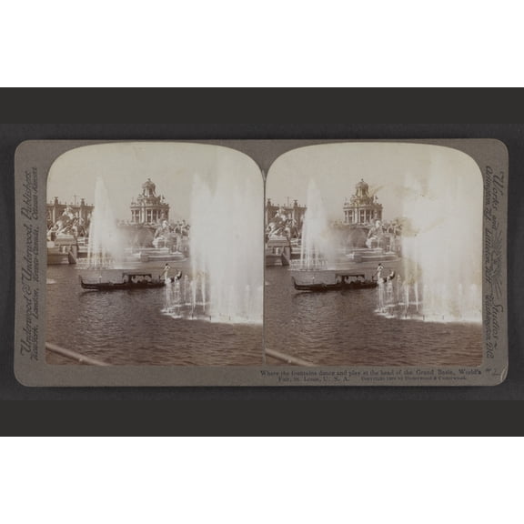Print: View 1, Where The Fountains Dance And Play At The Head Of The Grand