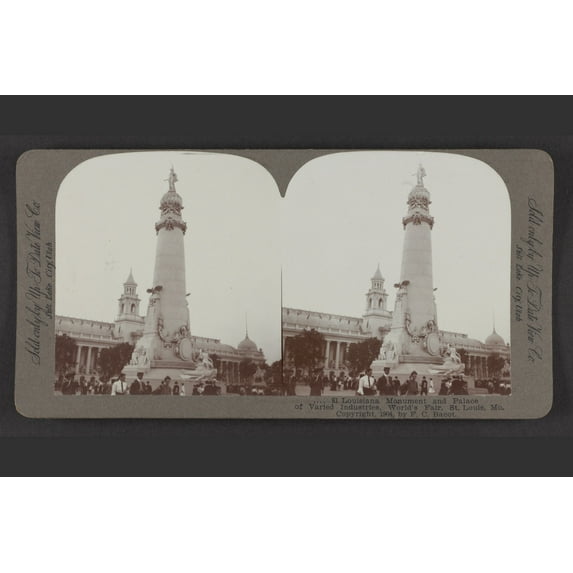 Print: View 2, Louisiana Monument And Palace Of Varied Industries, World's