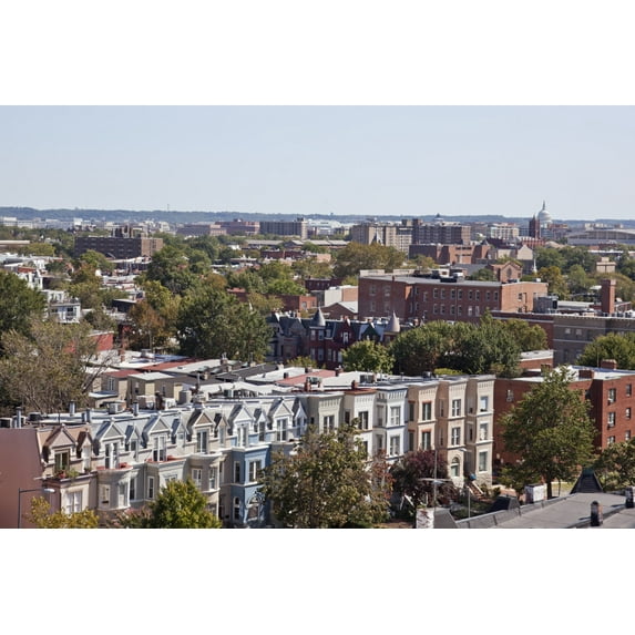 Print: View From The Top Of The Ellington Building, 1301 U St., NW