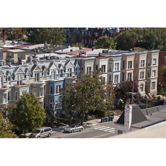 Print: View From The Top Of The Ellington Building, 1301 U St., NW