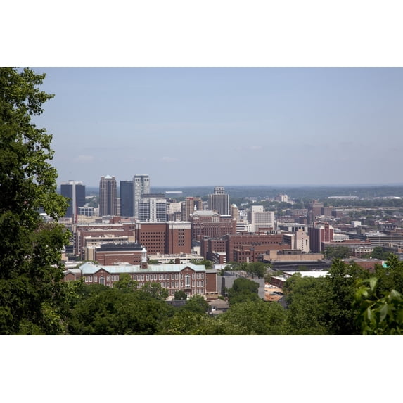 Print: View From Vulcan Park, Birmingham, Alabama, 2010