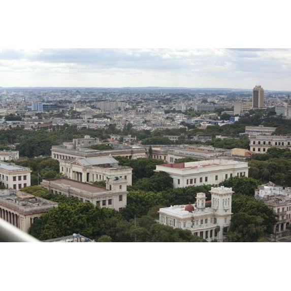 Print: View Of Havana, Cuba, 2010