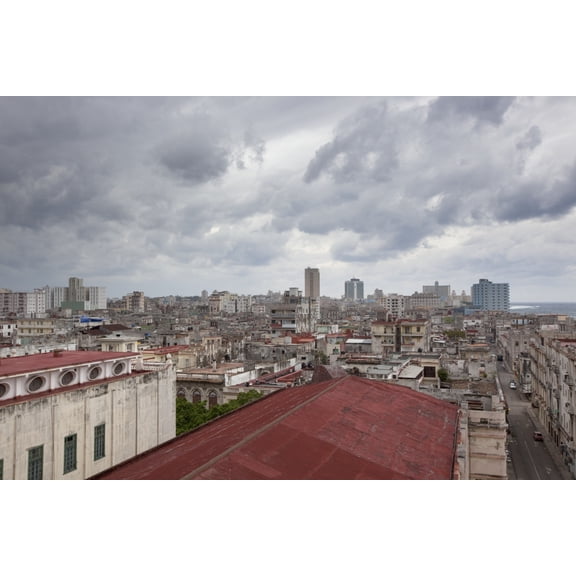 Print: View Of Havana, Cuba From Parkview Hotel, 2010