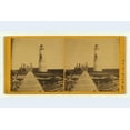 thumbnail image 1 of Print: View Of The S.W. Pass Lighthouse In April 1867, 1 of 4