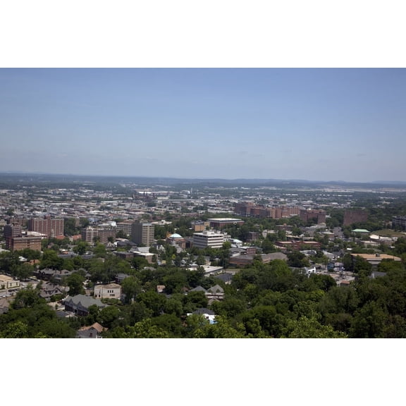 Print: Views Of Birmingham, Alabama, From Vulcan Statue, 2010