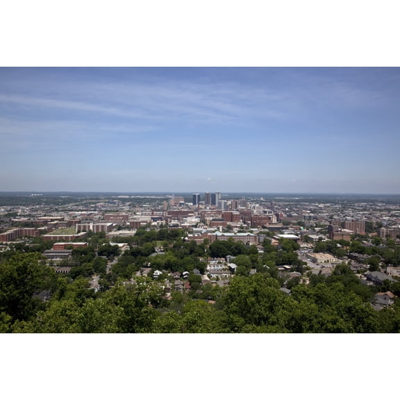Print: Views Of Birmingham, Alabama, From Vulcan Statue, 2010