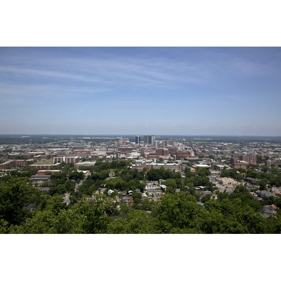 Print: Views Of Birmingham, Alabama, From Vulcan Statue, 2010