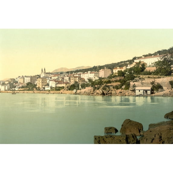 Print: Volosca, Near Abbazia, Istria, Austro-Hungary, circa 1890