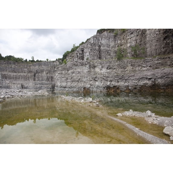 Print: Vulcan Materials Company Limestone Quarry, Tuscumbia, Alabama, 2010