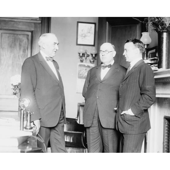 Print: Warren G. Harding, Wm. Boyce Thompson & Theo. Roosevelt, Jr.
