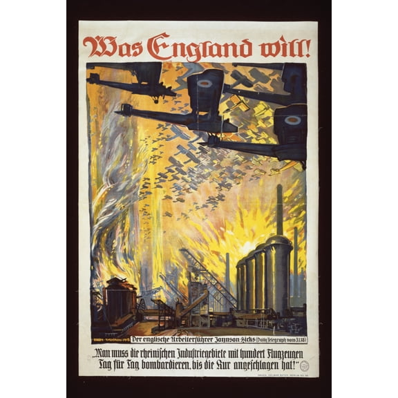 Print: Was England Will!, 1918