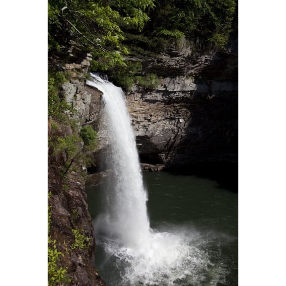 Print: Waterfall In Desoto State Park, Fort Payne, Alabama, 2010