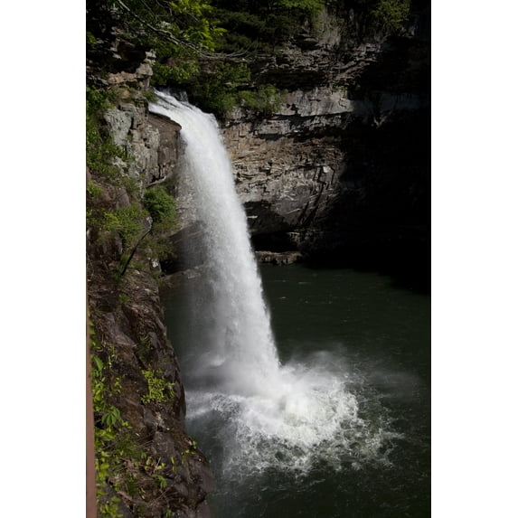 Print: Waterfall In Desoto State Park, Fort Payne, Alabama, 2010