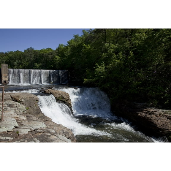 Print: Waterfall In Desoto State Park, Fort Payne, Alabama, 2010