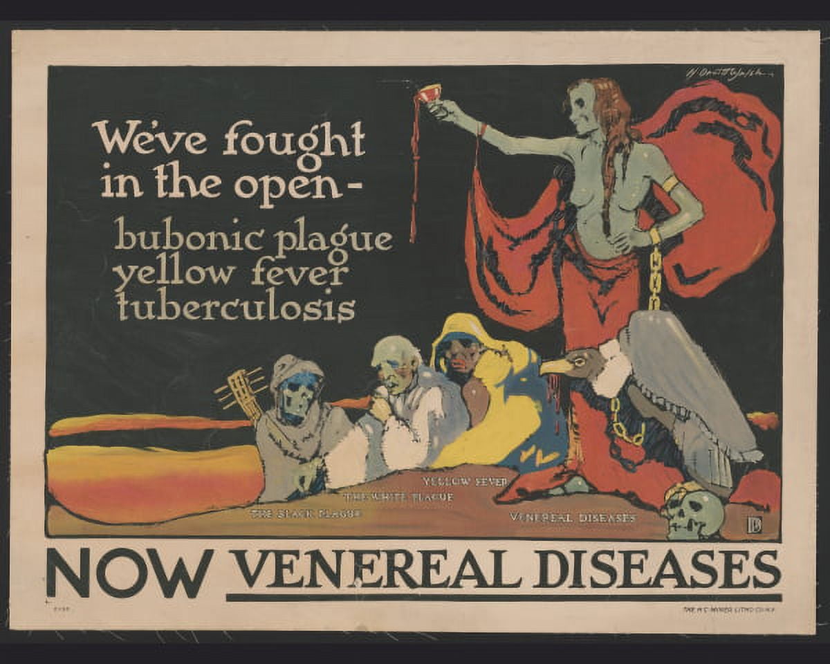 Print: We've Fought In The Open - Bubonic Plague, Yellow Fever ...