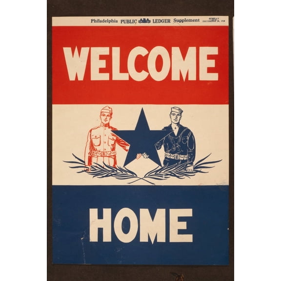 Print: Welcome Home, 1918