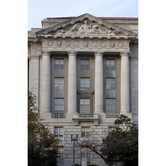 Print: West Exterior, Epa East And West, Located On 12th And Constitution