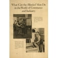 thumbnail image 1 of Print: What Can The Blinded Man Do In The World Of Commerce And Industry, 1 of 4