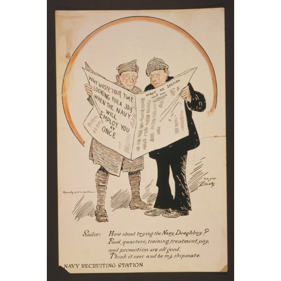 Print: Why Waste Your Time Looking For A Job When The Navy Will Employ You