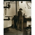 thumbnail image 1 of Print: Wilbur Wright Working In The Bicycle Shop, 1897, 1 of 4