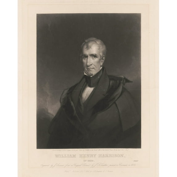 Print: William Henry Harrison Of Ohio, 1840