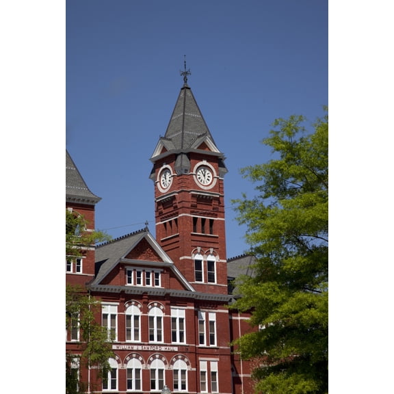 Print: William J. Samford Hall Is A Structure On The Campus Of Auburn