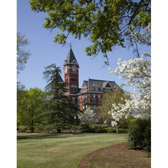 Print: William J. Samford Hall Is A Structure On The Campus Of Auburn