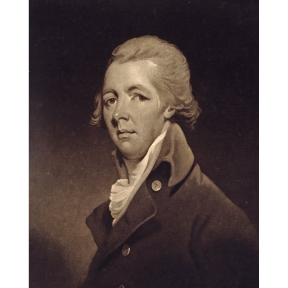 Print: William Pitt, Earl Of Chatham, Head-And-Shoulders Portrait, Facing